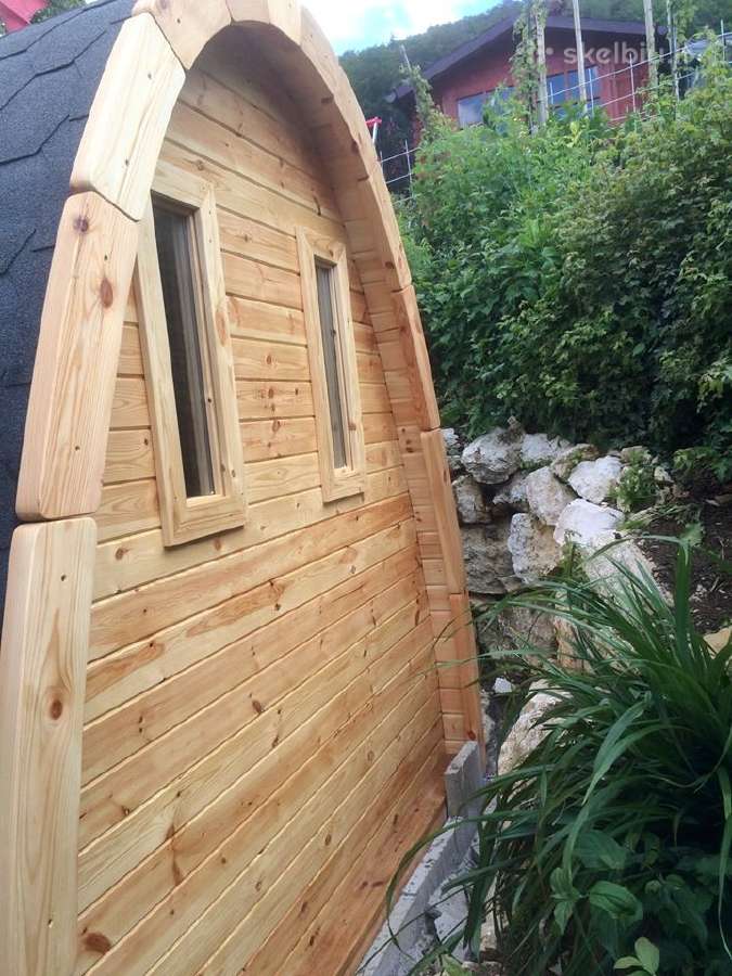 Lauko pirtis sauna 4,8m ilgio - namukas - nuotraukos Nr. 6