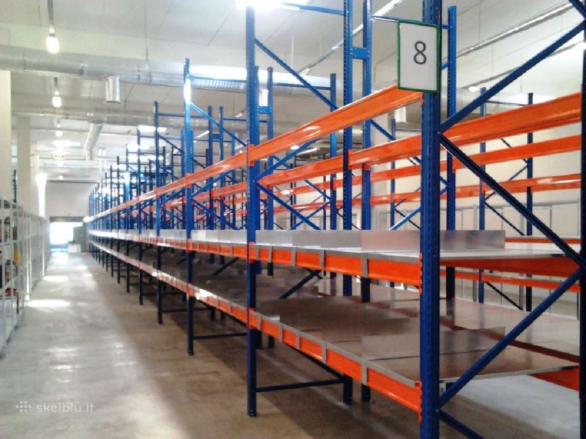 Paletiniai sandėliavimo stelažai, lengvi stelažai - nuotraukos Nr. 8