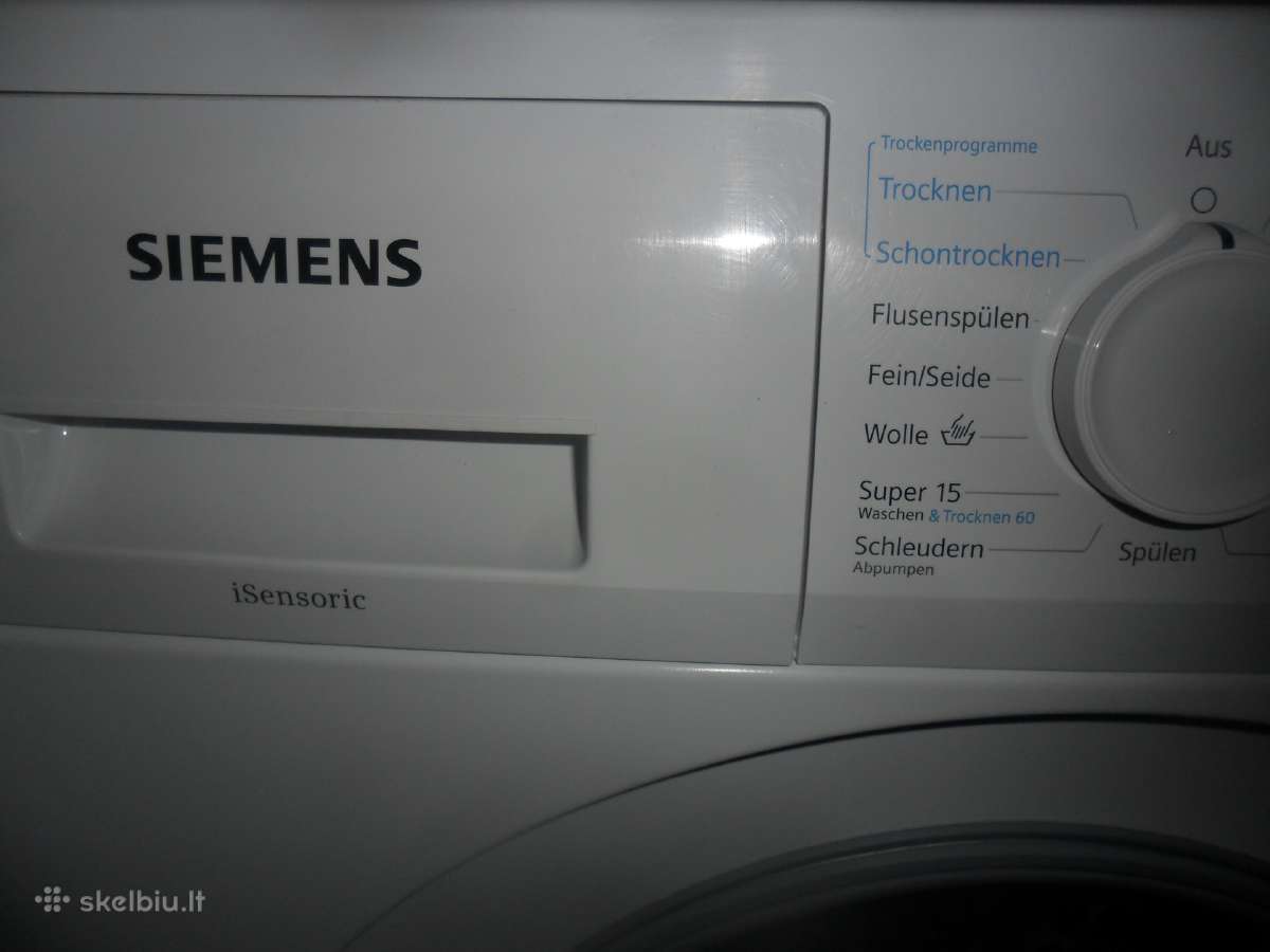 Skalbimo Masina Su Dziovykle Siemens - nuotraukos Nr. 6