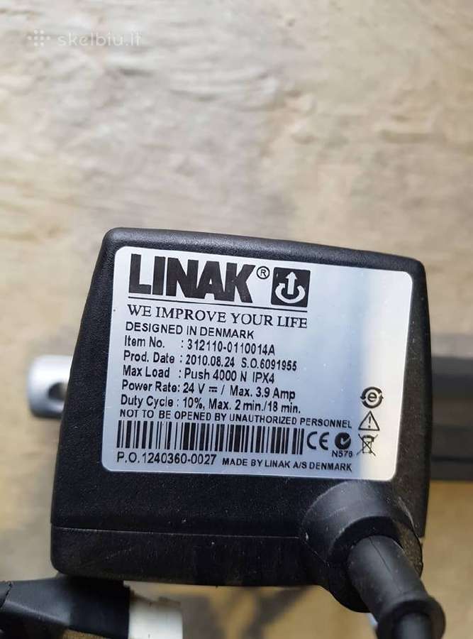 Elektriniai aktuatoriai pakelejas-nuleidejas 24v - nuotraukos Nr. 10