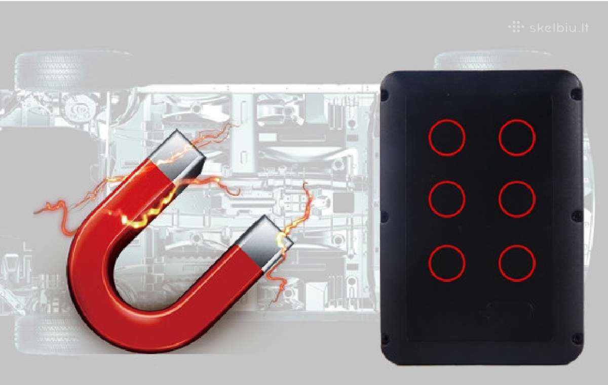 GPS seklys su magnetu ir baterija 20 800 Mah 540d. - nuotraukos Nr. 3