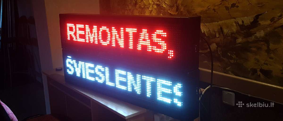 LED švieslentės, LED reklamos,švieslenčių remontas - nuotraukos Nr. 5