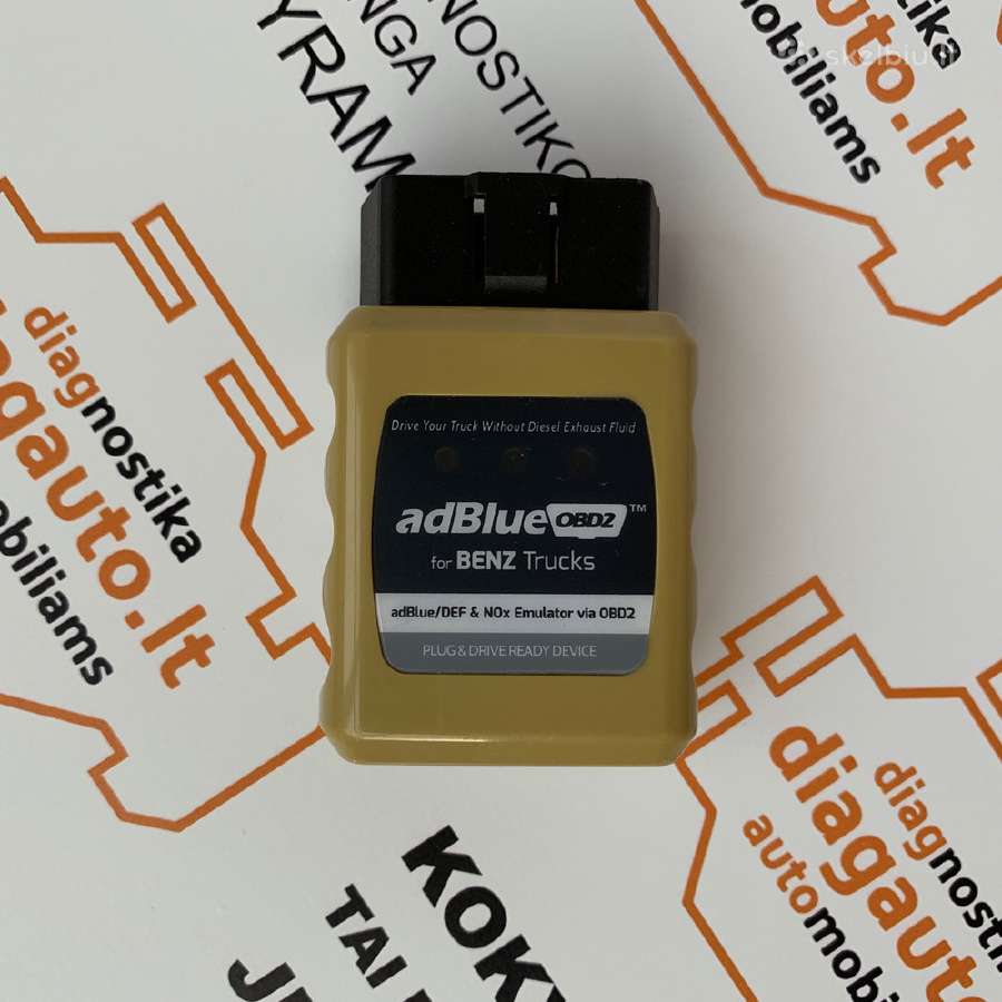 Adblue Sunkvežimių emuliatorius Obd2 versija