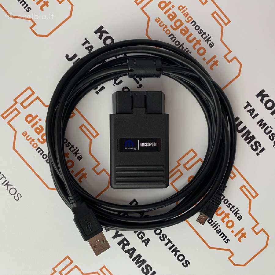 Witech Micropod2 programinė diagnostikos įranga - nuotraukos Nr. 4