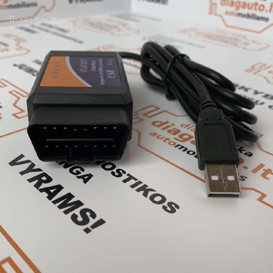 Elm327 V1.5 Usb universali diagnostikos įranga - nuotraukos Nr. 2