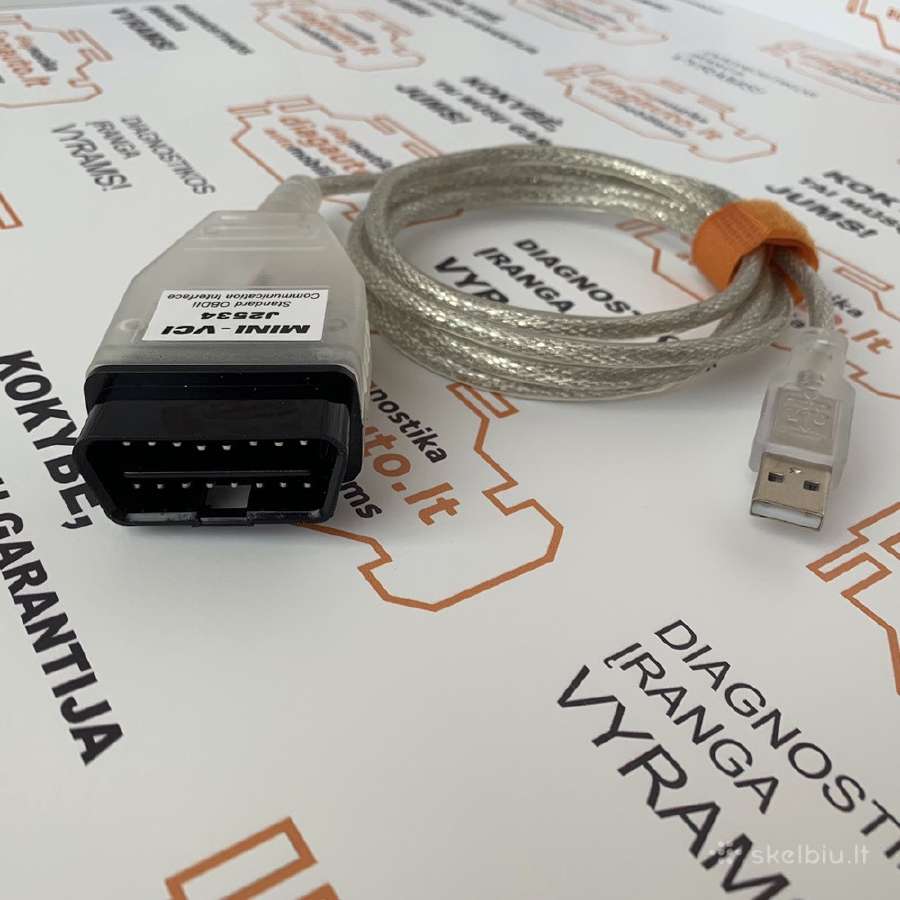 Toyota J2534 Techstream Tis diagnostikos įranga - nuotraukos Nr. 2