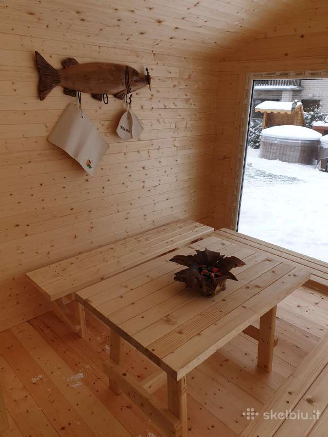 Pirtys nameliai pavėsinės medinis sandėliukas - nuotraukos Nr. 24