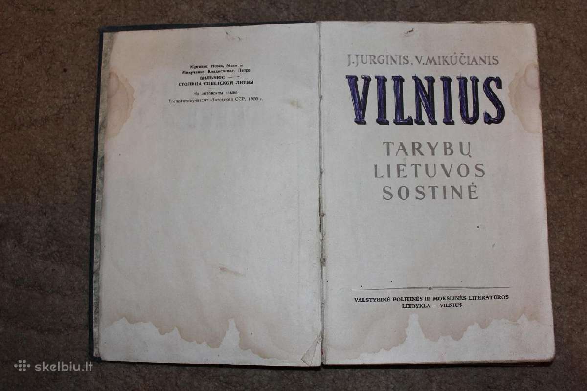 Vilnius tarybų Lietuvios sostinė 1956 m. - nuotraukos Nr. 2
