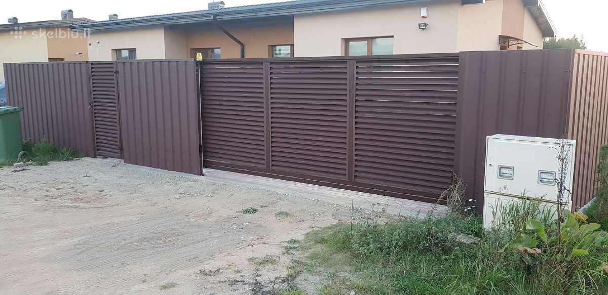 Automatiniai kiemo vartai,metalines tvoros - nuotraukos Nr. 18