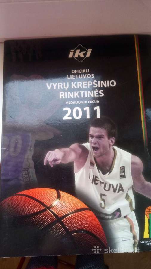 Paauksota medaliu kolekcija Krepšinio rinktines. - nuotraukos Nr. 6