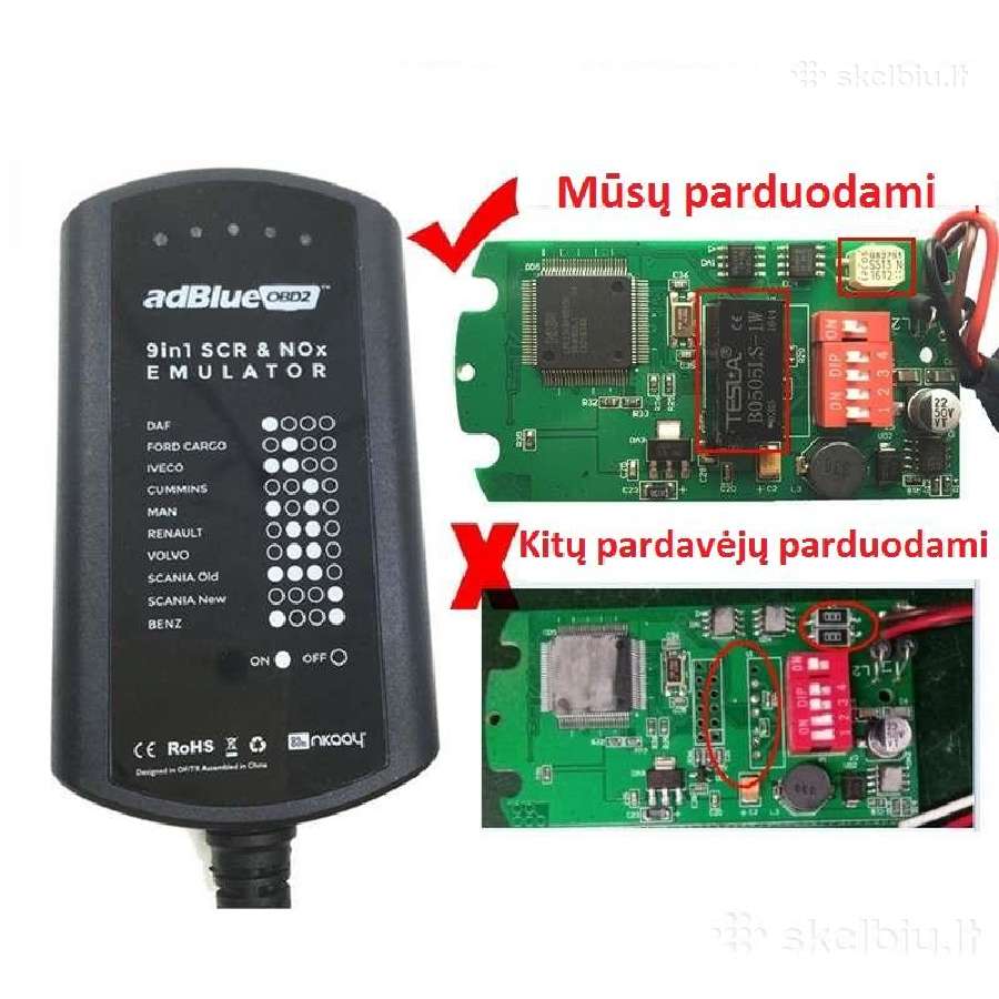 Adblue emuliatorius + Nox Euro4/5