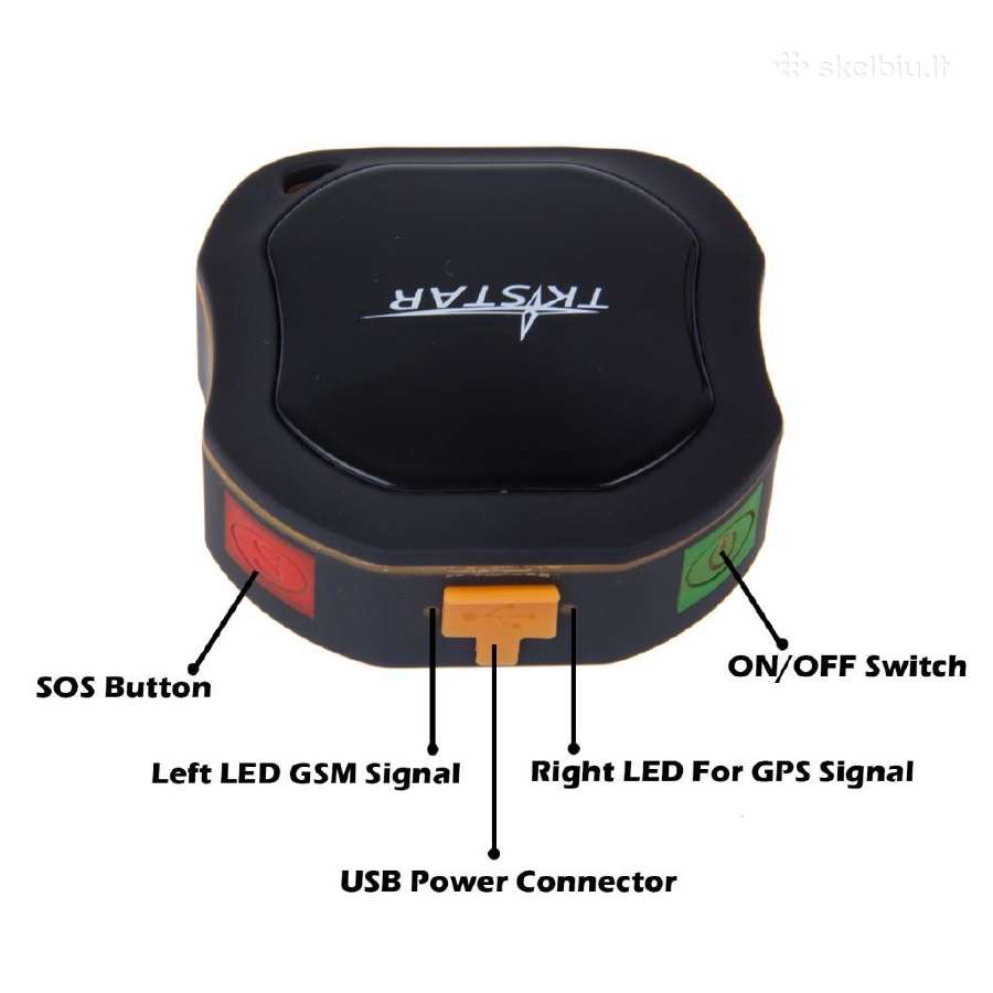 GPS palydovinis seklys Tkstar Lk109 (Tracker) - nuotraukos Nr. 4