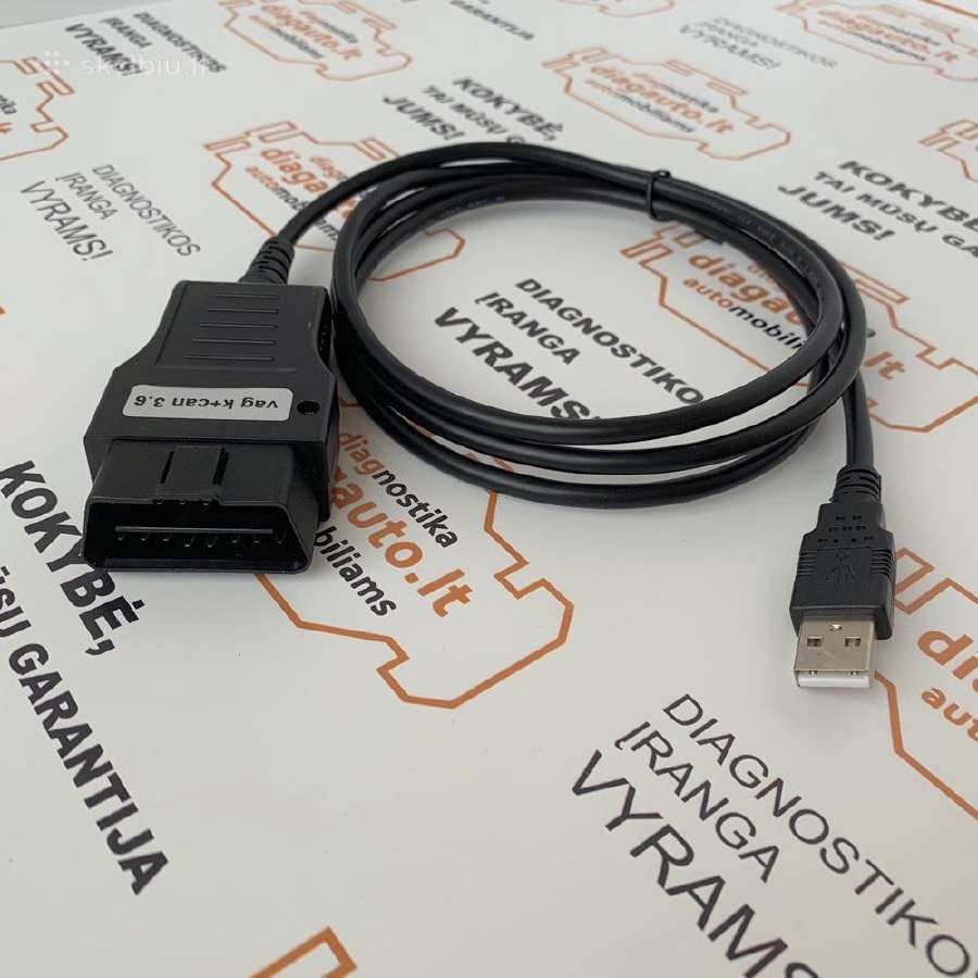 Vag K+can Commander 3.6 programinė diagnostika - nuotraukos Nr. 2