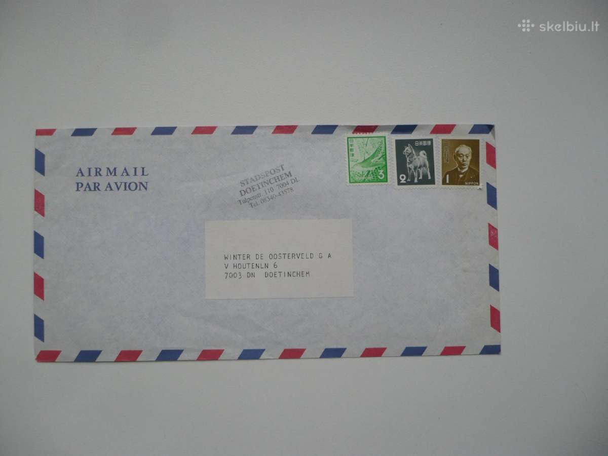 Airmail Par avion vokai 2 vnt