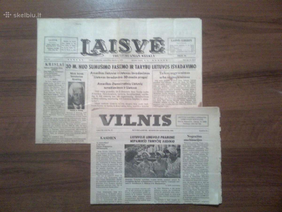 Komunistuojanciu J.a.v. lietuviu laikrasciai