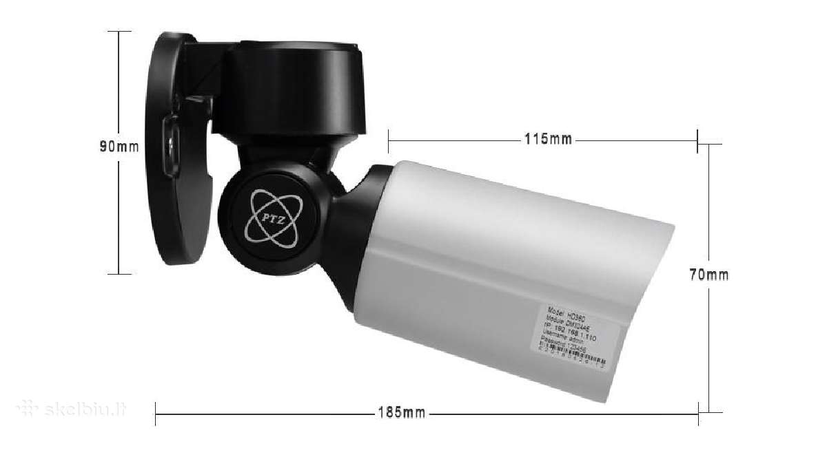 5.0mp Mini Ptz Ip kamera