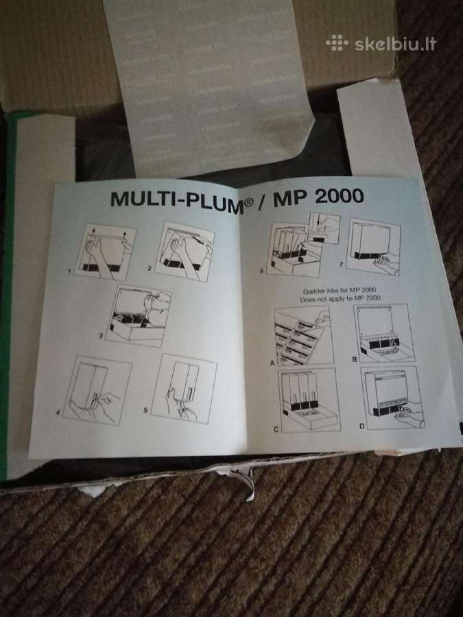 Dozatorių sistema, 3 modulių Plum Mp 2000 - nuotraukos Nr. 3