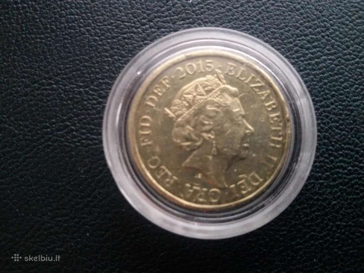 D.britanija 1 Pound 2015m 2,5eu - nuotraukos Nr. 2