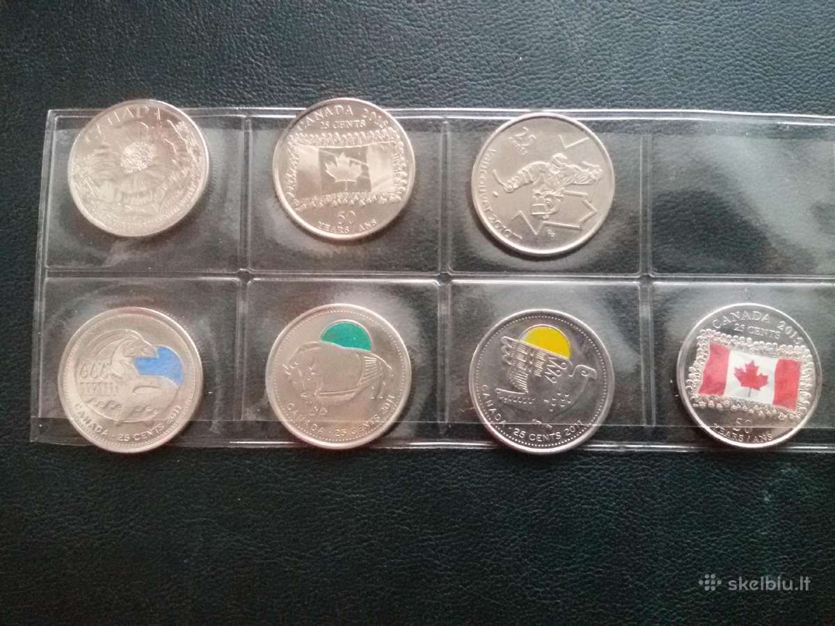 Kanada 25 pence 2011-2015m Cu-ni