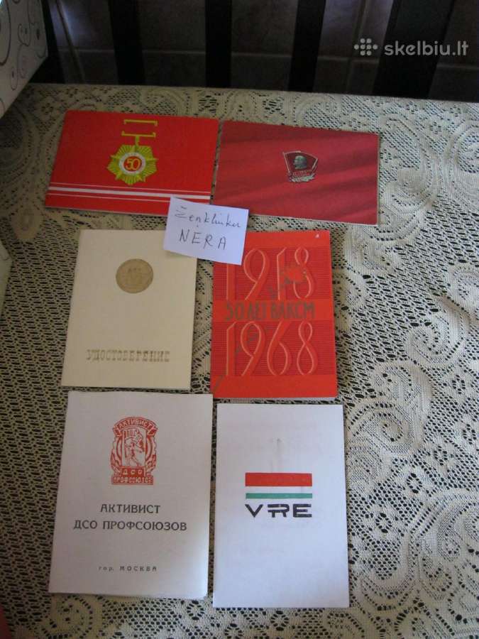 CcccccCCCP ordinai medaliai Lietuviui .su dokument - nuotraukos Nr. 6
