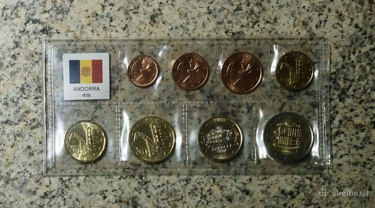 Andoros proginės ir apyvartinės monetos - nuotraukos Nr. 27
