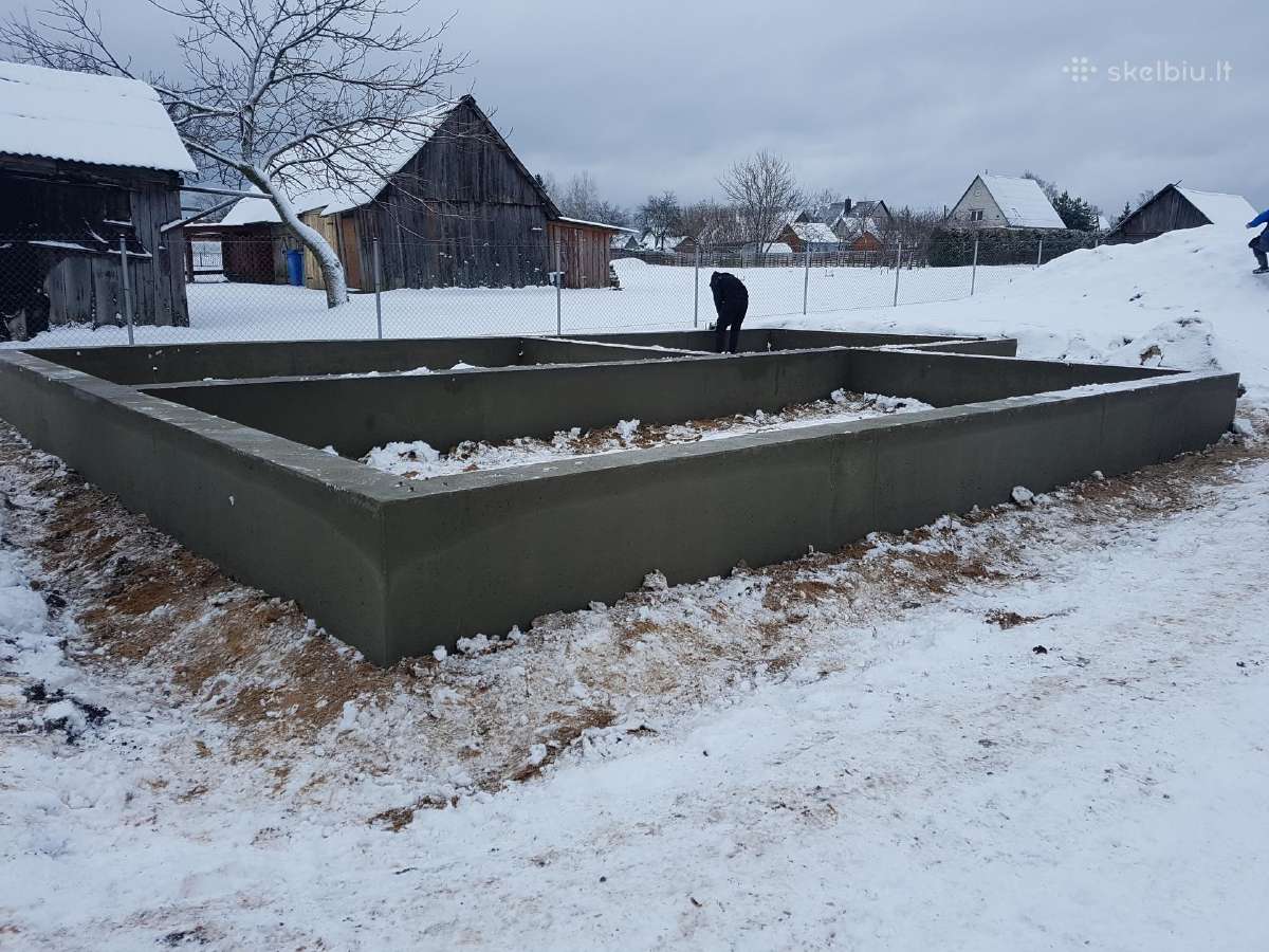 Pamatų irengimas,finnfoam Xps,cfa poliai - nuotraukos Nr. 19
