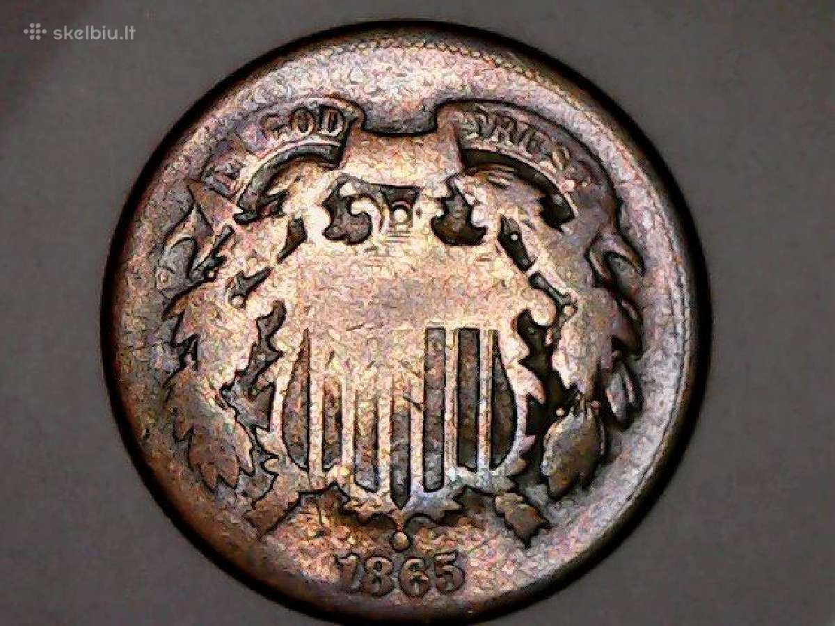 JAV 2 centai, 1865 - nuotraukos Nr. 2