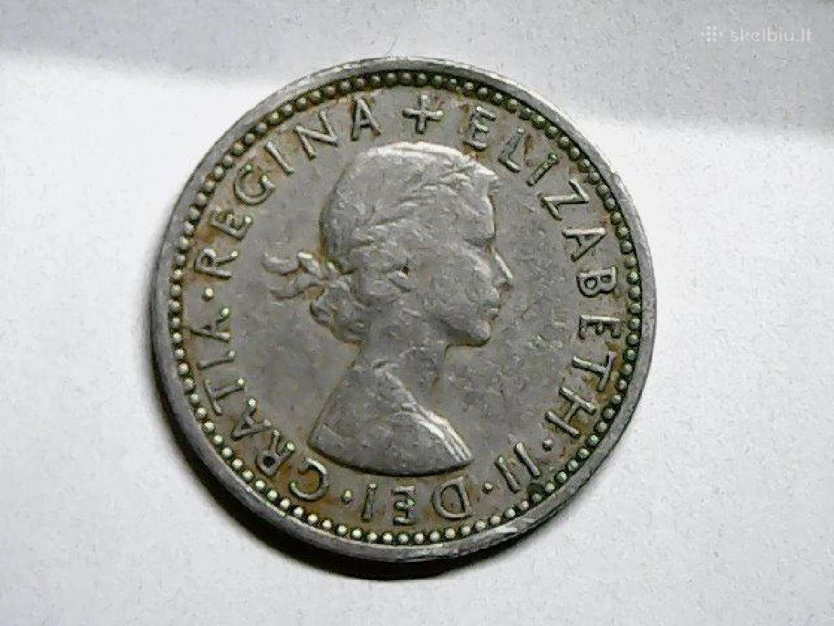 Jungtinė Karalystė 6 pensai, 1958 | Skelbiu.lt Jungtinė Karalystė 6 pensai, 1958