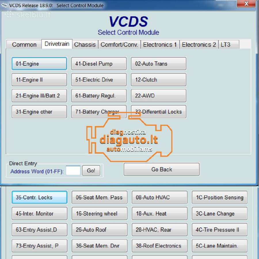 Vcds ir Odis prof. Audi/vw/skoda/seat diagnostika - nuotraukos Nr. 18