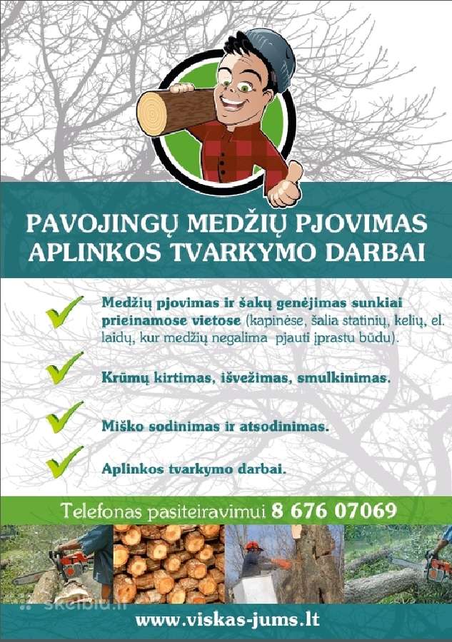Pjauname medžius - genime šakas. - nuotraukos Nr. 4