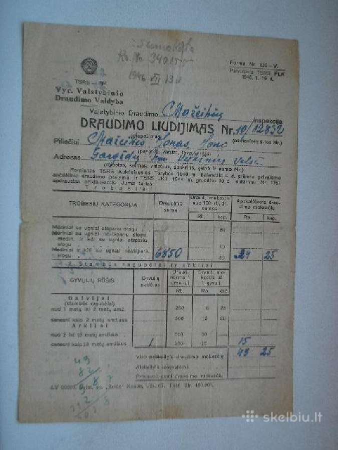 Senas draudimas