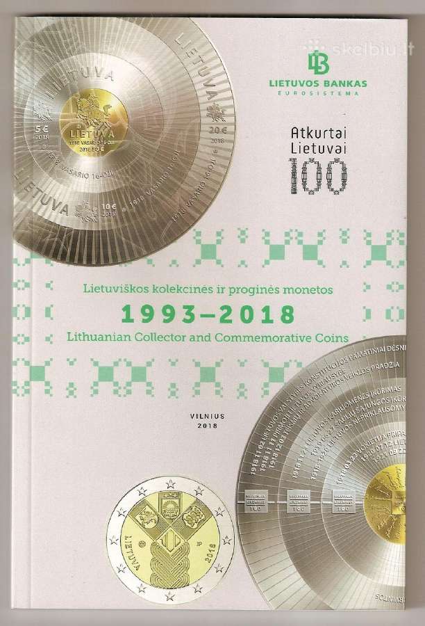 Lietuviškų Monetų Katalogas 1993-2018