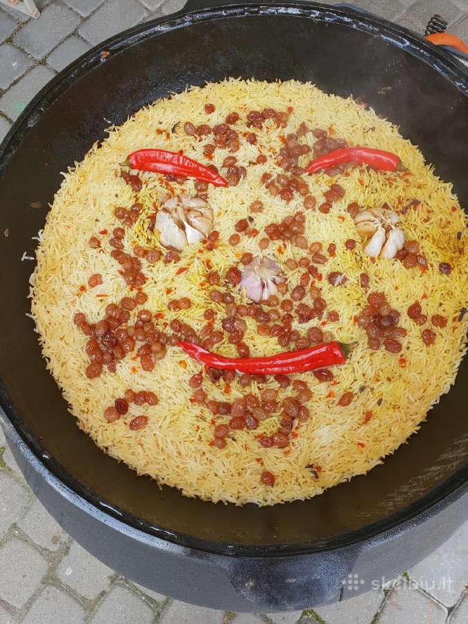 Rankų darbo uzbekiški indai, lėkštės, prieskoniai - nuotraukos Nr. 9