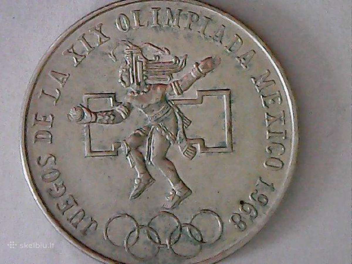 Meksika 25 pesai, 1968 - nuotraukos Nr. 3