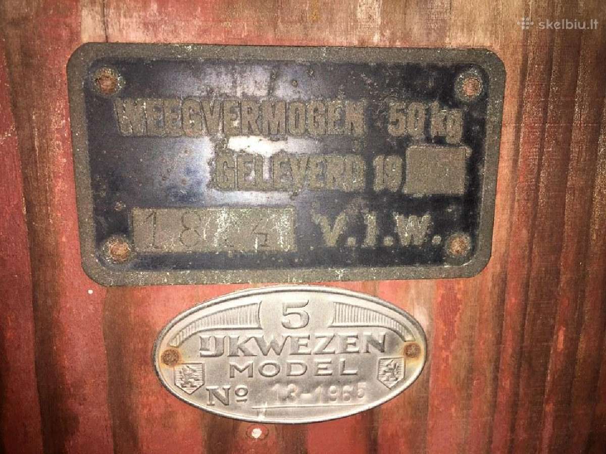 Vintažinės svarstyklės 1965m. - nuotraukos Nr. 3