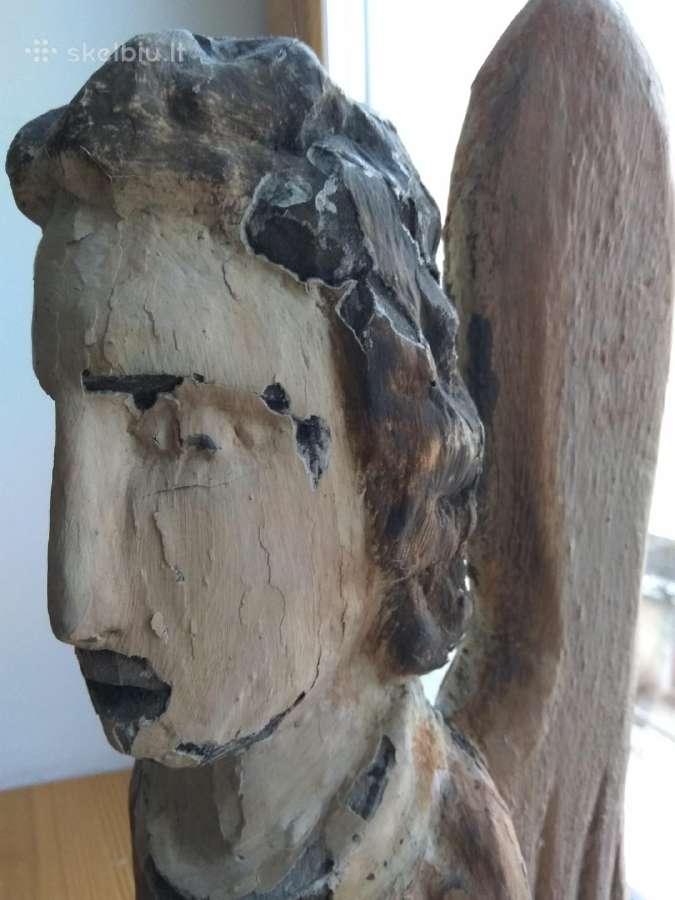 Didelė sv. Kazimero medinė statulėlė 55 cm - nuotraukos Nr. 3