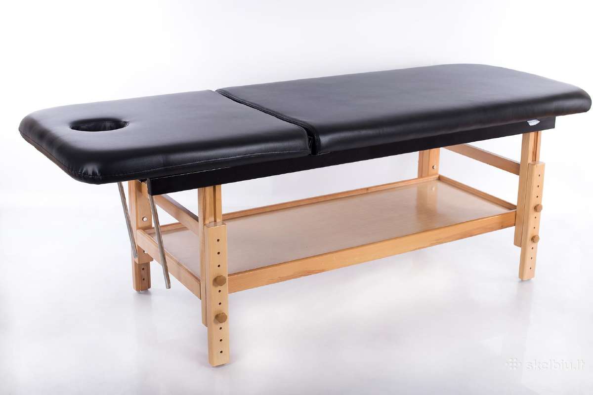 Masažo stalas salonui Comfort Black - nuotraukos Nr. 4