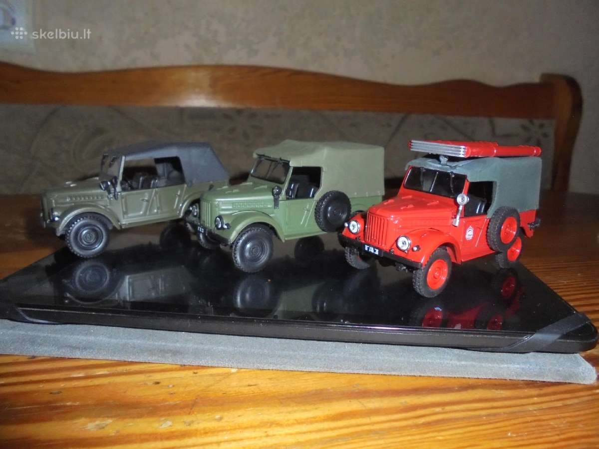 Kolekciniai modeliukai Uaz-452 ir Gaz-69 1/43 - nuotraukos Nr. 5