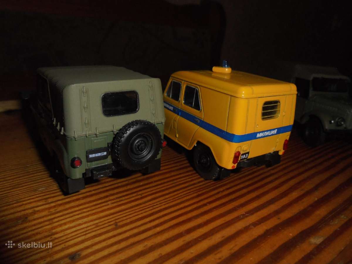 Kolekciniai modeliukai Uaz-452 ir Gaz-69 1/43 - nuotraukos Nr. 9