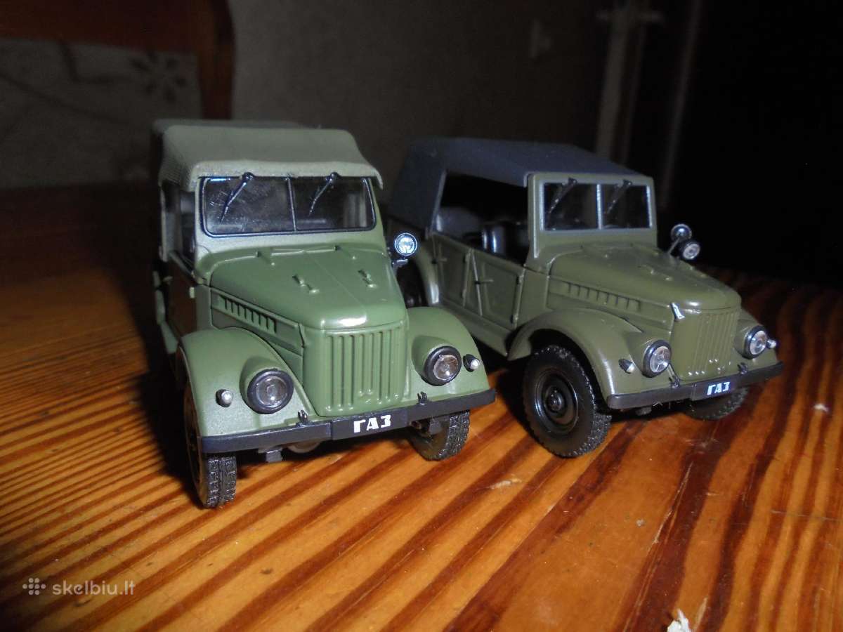 Kolekciniai modeliukai Uaz-452 ir Gaz-69 1/43 - nuotraukos Nr. 2