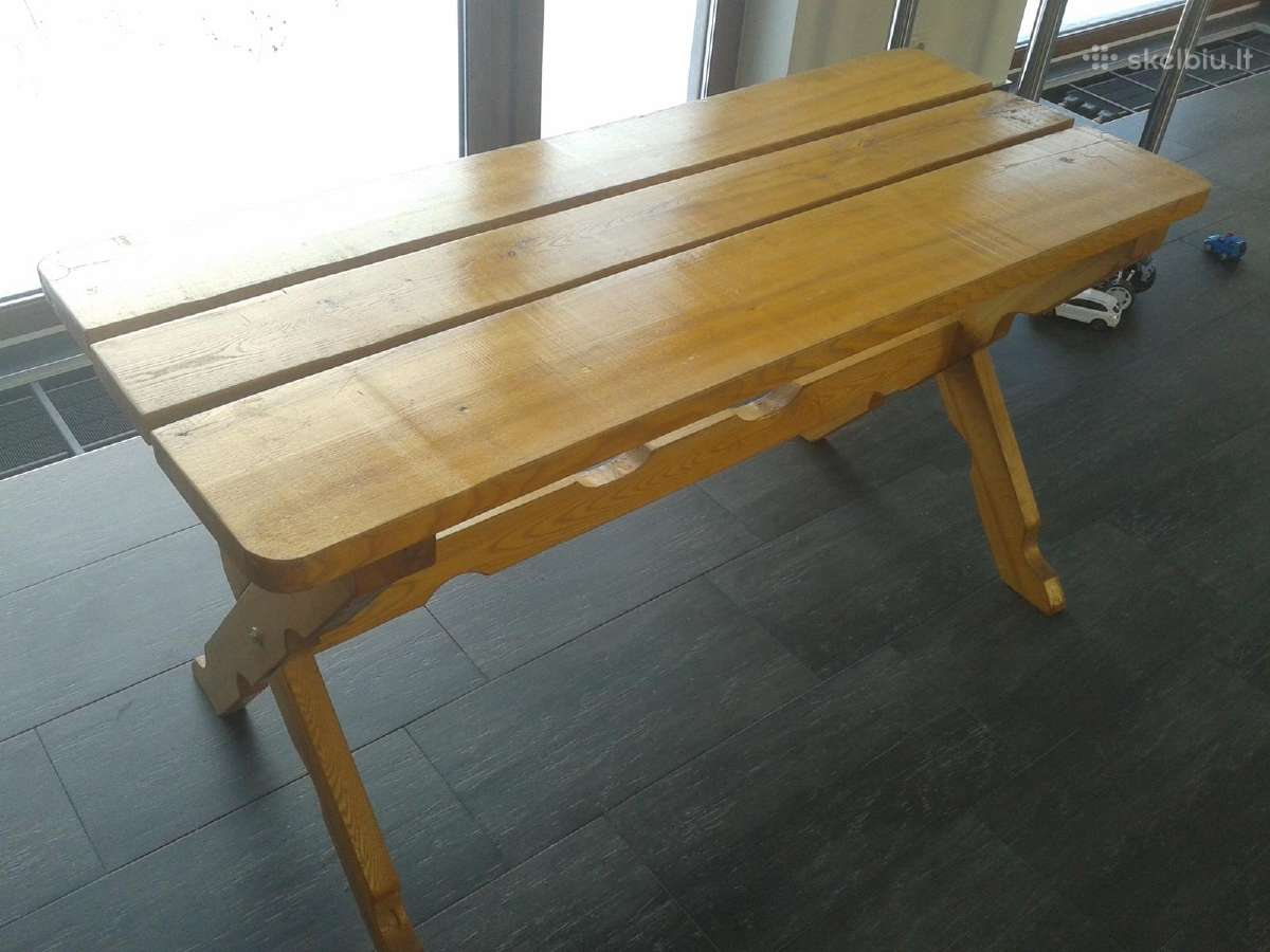 Uosio masyvo stalas tik 175 Eur - nuotraukos Nr. 2