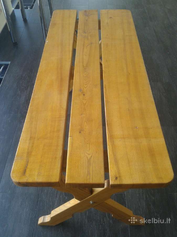 Uosio masyvo stalas tik 175 Eur - nuotraukos Nr. 3