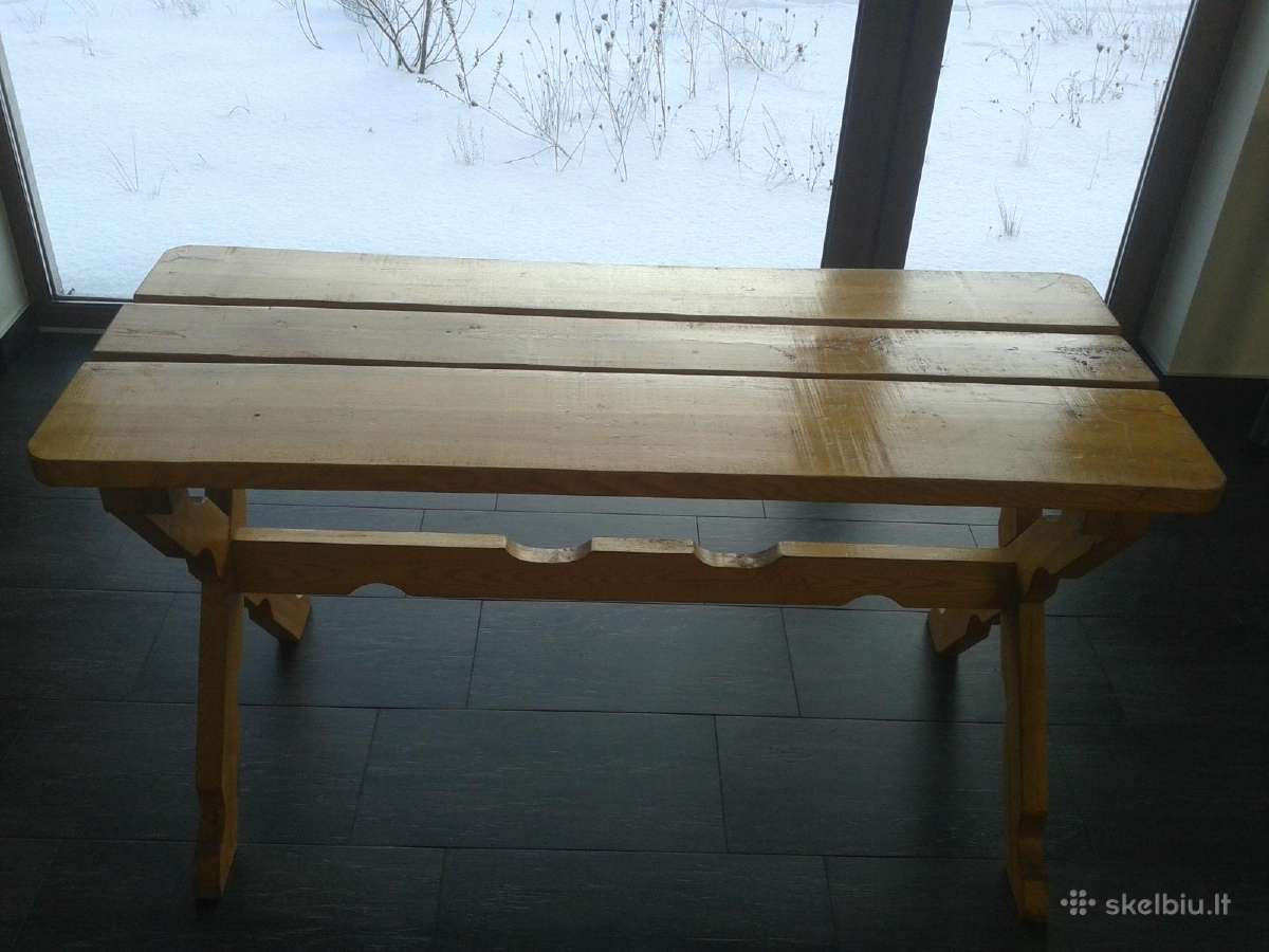 Uosio masyvo stalas tik 175 Eur - nuotraukos Nr. 4