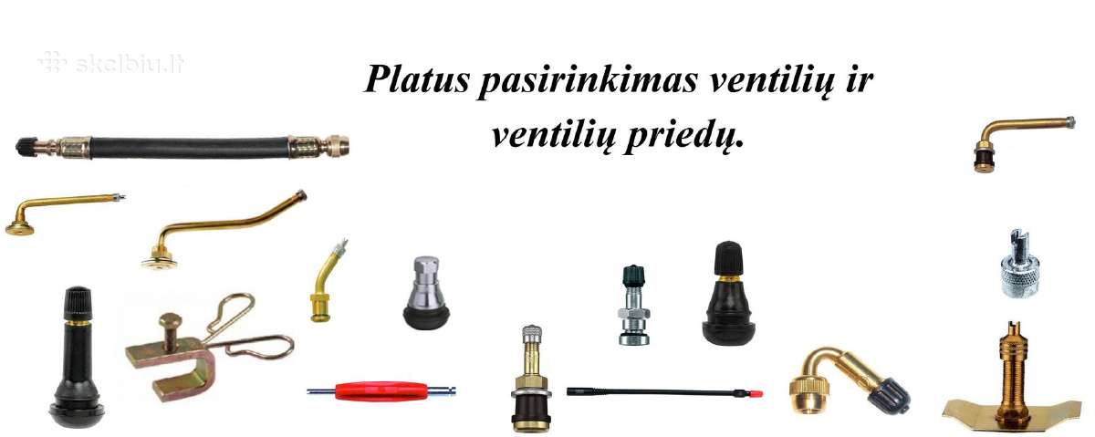 Ventiliai, ventilių priedai