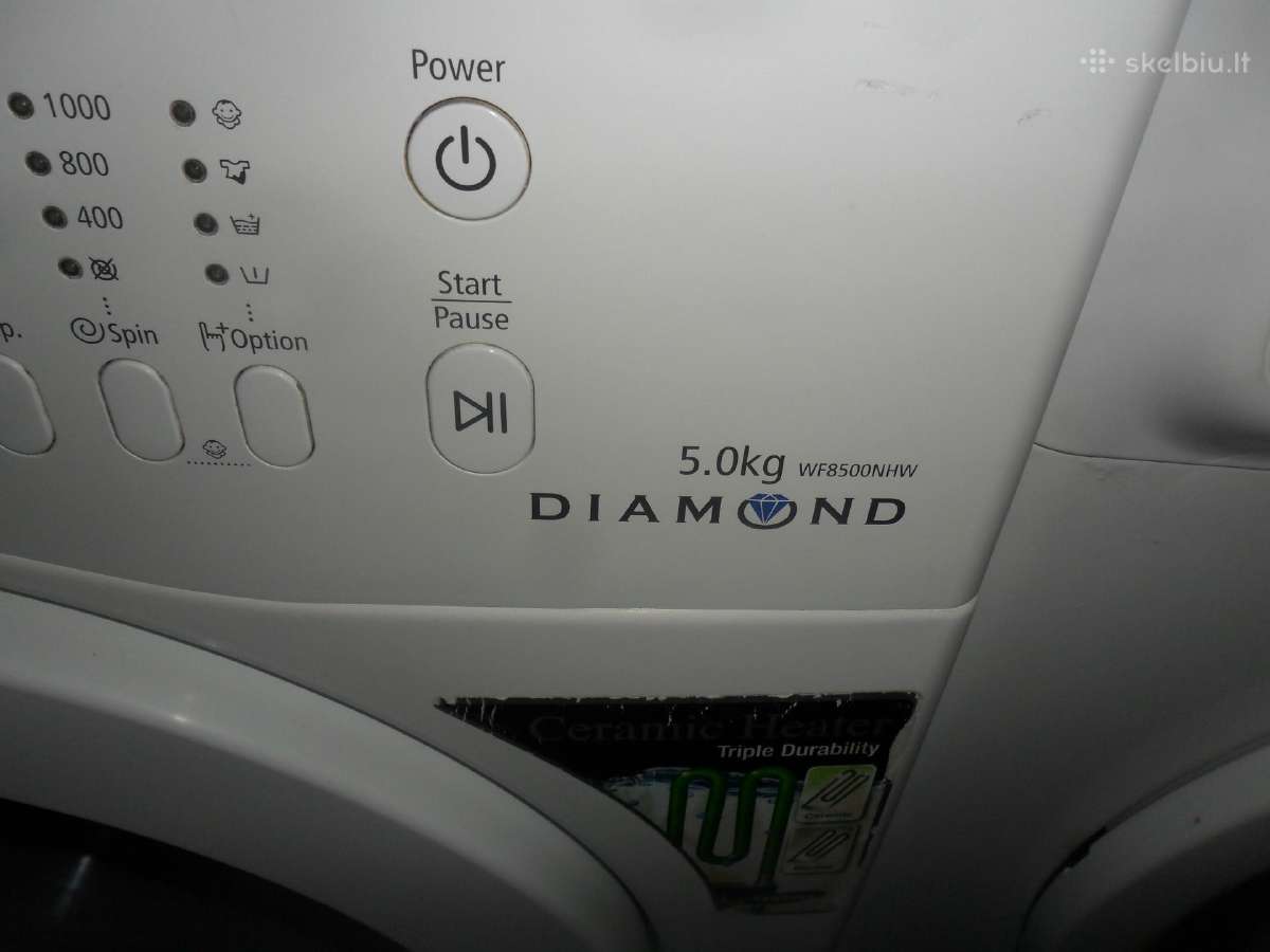 Siaura Skalbimo Masina Samsung 5kg - nuotraukos Nr. 4