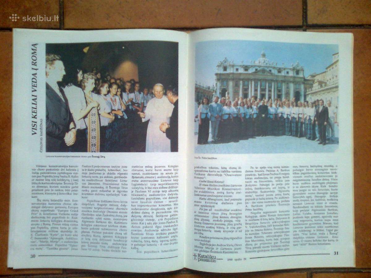 Baltijos kelias "Katalikų pasaulyje" 1989 metai - nuotraukos Nr. 9