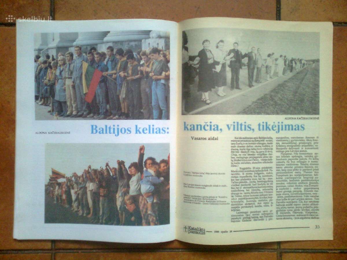 Baltijos kelias "Katalikų pasaulyje" 1989 metai - nuotraukos Nr. 10