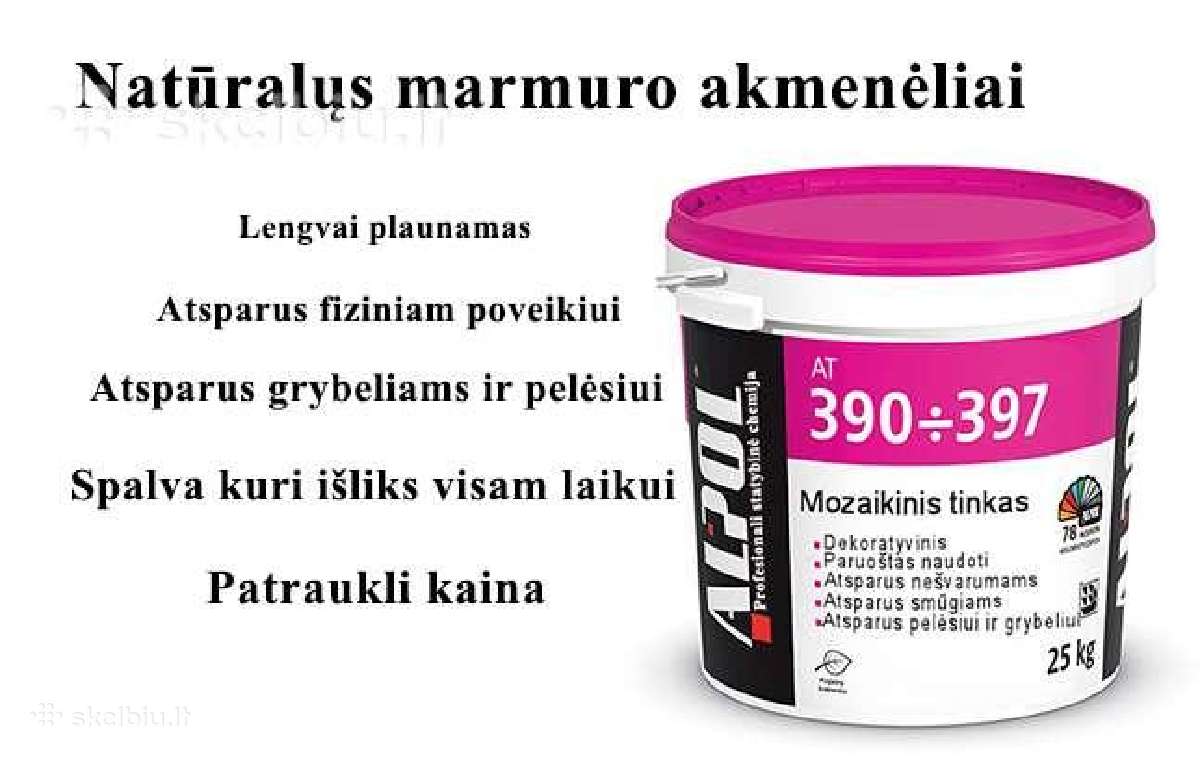 Mozaikinis tinkas dekoras fasadas - nuotraukos Nr. 2