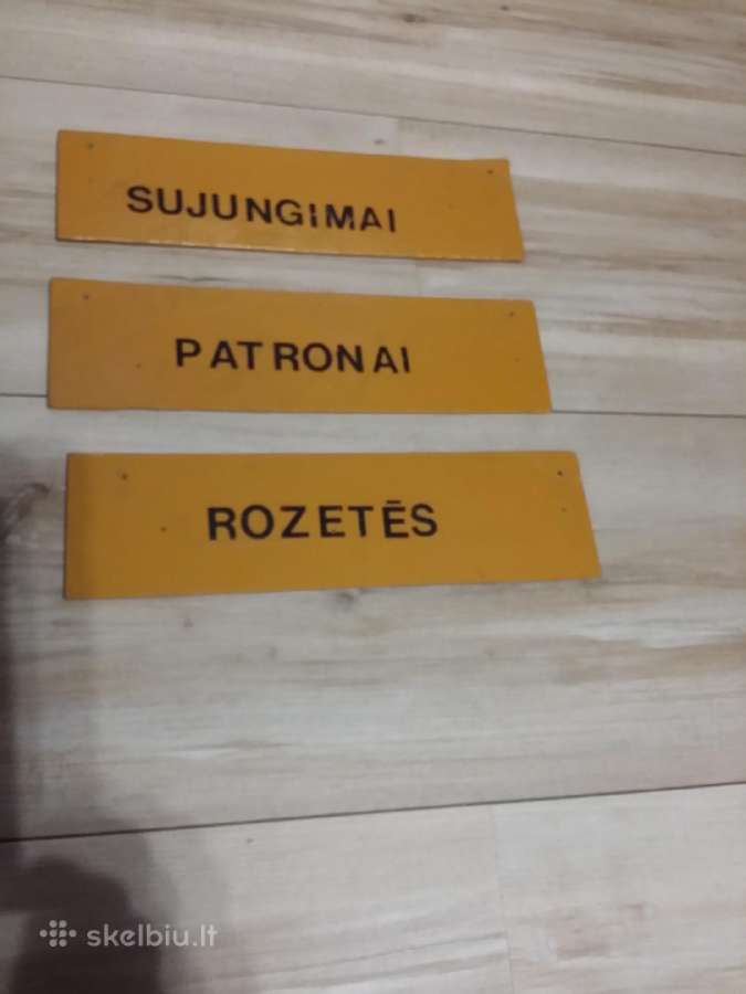 Tarybiniu laiku informacines lenteles ir numeriai - nuotraukos Nr. 4