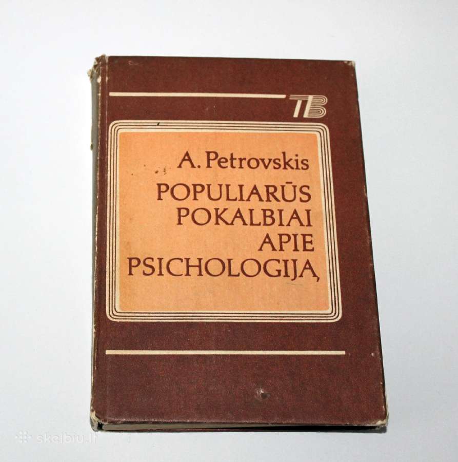 Populiarūs pokalbiai apie psichologiją" A.pterovsk